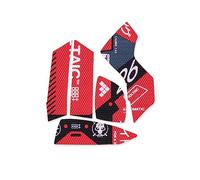 Bandes latérales de souris de rechange pour souris Logitech G502 Proteus Core / G502 Proteus Spectrum / G502 Hero Wired / G502 Lightspeed Wireless Gaming Mouse (rouge)