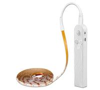 Bandes lumineuses LED de 0,5 à 5 m, 60 LED/m, 2800-3200 K, capteurs de mouvement, lumière flexible pour décoration de comptoir, armoire, guirlande lumineuse LED