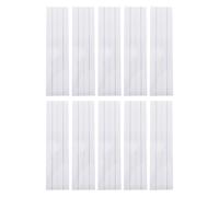 Bandes magnétiques effaçables à sec blanches réutilisables 10 pièces | Plastique, disposition à quatre lignes et trois espaces, pour l’apprentissage bilingue en dhèrent aux tableaux