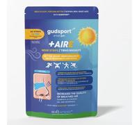 Bandes nasales Gudsport - Gudslip® - 30 + 6 jours - Améliore votre respiration pendant le sport | Meilleure circulation d'air et soutien anti-transpiration