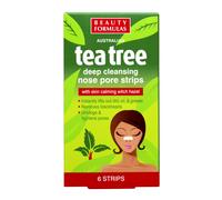 Bandes nettoyantes pour le nez à l'arbre à thé Beauty Formulas, paquet de 6.