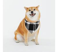 Bandes Noires Et Blanches, Grille, Ligne Fine Bandana pour Chien Lavable Triangle pour Chien Doux Écharpe Triangulaire pour Déguisement Chat Chiens