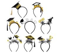 Bandes Pour Diplômés - Coiffure De Réception En Felt Accessoire | Ensemble De Huit Serre-Têtes Pour École Maternelle Université Fête Scène Événement Décoration