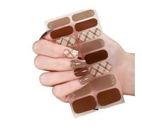 Bandes Pour Ongles À Coller Sur Les Décalcomanies Film De Vernis À Port Prolongé Sûr Et Simple À Appliquer Utilisation Quotidienne Décorations Artisanales Pour Femmes Enveloppes Unguis Durables