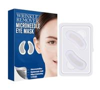Bandes raffermissantes naturelles pour les yeux, légères et confortables, 1 paire, hydratantes quotidiennes, patchs oculaires à micro-aiguilles, discrets et portables, pour femme