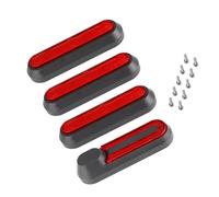 Bandes Réfléchissantes, Couvercle Décoratif de Remplacement avec Bande Réfléchissante pour M365, Pro, Pro2, 1S Scooter Scooter Capteur de Roue Latérale Arrière, Améliorer la sécurité de la Nuit dans