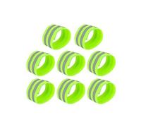- Bandes réfléchissantes de cyclisme pour cheville 8pcs, 30x4,8cm Vert