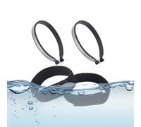 Bandes Réfléchissantes pour Jambes - Clip Fixation pour Bicyclette,Bandes Élastiques de Cheville Anti-Enroulement 1 Set pour Cyclisme Pêche Randonnée Loisirs Équitation