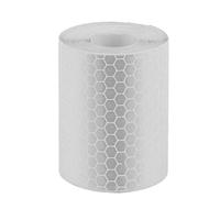 Bandes réfléchissantes SENRISE réfléchissantes imperméables, haute visibilité, bande réfléchissante de sécurité, 3 m x 5 cm, Argenté/blanc