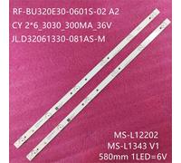 Bandes rétro-éclairage LED tv TV, pour OK. Barres TV LED tv 32 "", ODL32680H-TB V2 CY, 2 x bandes, règles MS-L1343, JL.D32061330-081AS-M 20 piece For 10TV Nipseyteko