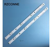 Bandes rétro-éclairage LED universelles, 2 pièces, 407mm x 20mm, 4LED 3v w/lentille optique moniteur télévision modifié Nipseyteko