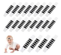 Bandes thermométriques 20 bandelettes de 2 x 9 cm thermomètre frontal portable et réutilisable pour la maison l'école et les voyages.