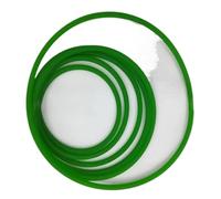 Bandes Transporteuses Polyuréthane Vert 2 3 4 5 6 7 8 9 10 12 15 18 20mm Bande Synchrone Convoyeur Mouvement Conduite Courroie Ronde PU Caoutchouc Moto Belt(10 mmx 5)