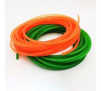 Bandes Transporteuses Polyuréthane Vert Orange De 1 Mètre Courroie D'entraînement Ronde PU Cordon Fusible .5/2/2.5/3/3.5/4/5/6/7/8/9/10/12/15/18mm Caoutchouc Moto Belt(Green - 5Meter,12mm)