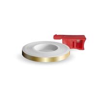 Bandes Wheel Stripes Racing pour les Jantes des Motos, Doré Lustré, 5 mm x 6 mt, Gold Gloss