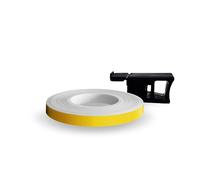 Bandes Wheel Stripes Racing pour les Jantes des Motos, Jaune, 7 mm x 7 mt