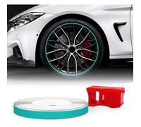 Quattroerre 10333 Bandes Wheel Trim Racing pour Les Jantes des Motos avec Applicateur, Vert Petronas, 7 mm x 6 MT