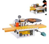 Bandeuse De Chant Portable En Pvc Abs, Machine à Plaquer Les Chants Du Bois, Angle Droit, Ligne Droite Courbe, Contrôle Intelligent De La Température Par Micro-ordinateur, Collage Double Face B