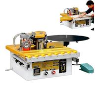 Bandeuse De Chant Portable En Pvc Abs, Machine à Plaquer Les Chants Du Bois, Angle Droit, Ligne Droite Courbe, Contrôle Intelligent De La Température Par Micro-ordinateur, Collage Double Face A