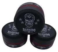 Bandido Aqua Hair Wax Nr.1-8 Lot de 3 pots de cire coiffante pour homme 150 ml (3 x 150 ml, n° 6)