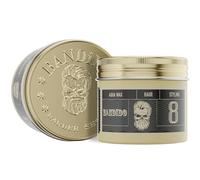 BANDIDO Aqua Wax Black 8 - Cire cheveux homme tenue extrême, effet brillant - Cire pour cheveux homme modelante pour fixation longue durée - Fibre coiffante parfum fruité - 125 ml
