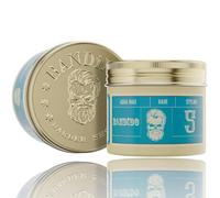Bandido Aqua Wax N°5 Bleu 125ml | Cire de gel capillaire | Gel capillaire au parfum bubble gum | Cire capillaire pour garçons et hommes | Hair Gel Wax