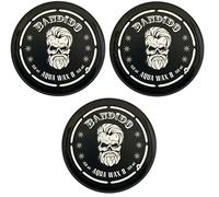 Bandido Hair Wax Nr.8 Lot de 3 pots de cire coiffante pour homme 150 ml