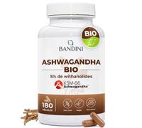 Bandini® Ashwagandha BIO KSM-66® Extra Fort - 500mg/dose, 5% de witanolides