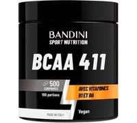 Bandini® BCAA 4.1.1 500 Comprimés = 100 Entrainements | Pré-workout Booster | Sans OGM | Musculation & Fitness | Acide Aminés Essentiels Valine Leucine Vitamine B1 et B6 | Puissant, Assimilation Rapide