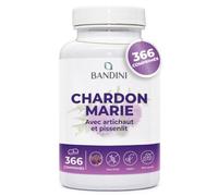 Bandini® Chardon-Marie 366 comprimés de 300mg | 1200 mg/jour, Extra Fort