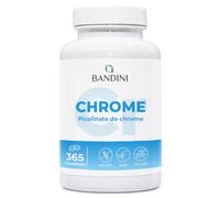 Bandini® Chrome 200 µg - 365 comprimés (1 an) - Picolinate de Chrome