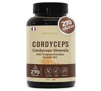Bandini® Cordyceps Sinensis 6.500mg - 270 Gélules - Extrait de champignon vital CS-4 (10:1) - Énergie & Performance Sportive - 40% de Polysaccharides Bioactifs - Sans Additifs, Vegan - Pour 3 mois