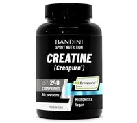Bandini® Creatine CREAPURE® Monohydrate 240 Comprimés 3000mg par dose -