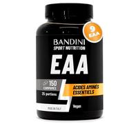 Bandini® EAA Acides Aminés Essentiels 150 Comprimés - 9 Amino Acids + BCAA | Aminos Complément alimentaire pour le Sport - Sportifs et Athlètes - Supplément sportif 100% Vegan - Sans Sucre