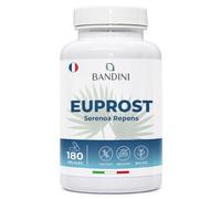 Bandini® Euprost Serenoa Repens | 180 gélules pour 6 mois | Palmier nain (Saw Palmetto) 20:1, Graines de Courge, Ortie, Zinc, Vitamine D3 et B6 | Confort Urinaire pour hommes | Végan & Sans Additifs