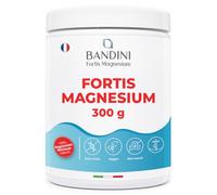 Bandini® FORTIS MAGNESIUM 300g | Supplément Alimentaire Magnésium en Poudre | Réduit Stress, Fatigue, Anxiété | Favorise la digestion et soutient la musculation | Assimile les Vitamines | 100% Vegan