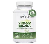 Bandini® Ginkgo Biloba 6000mg 365 comprimés - 50:1 Extrait pur de Ginko