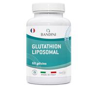 Bandini® Glutathion Liposomal Réduit 60 Gélules, Forme Active L-Glutathion (Setria) Réductase Bioactif, Haut Dosage, Absorption & Biodisponibilité, L Glutathione Puissant Antioxydant Naturel Anti-âge