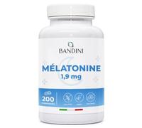 Bandini® Mélatonine 200 Comprimés, pure 1,9 mg Extra fort - Sommeil Rapide
