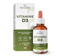 Bandini® Vitamine D3 2000 U.I. par goutte | Cholécalciférol liquide 30ml