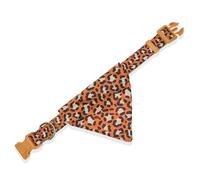 Bandit - Bandana pour Chien - Taille S - Jungle Chic - Tour de Cou 24-28 cm - Attache pour Laisse intégrée - Foulard en Nylon résistant et Doux - Confortable, Durable et Lavable en Machine
