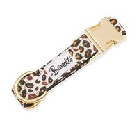Bandit - Collier pour Chien stylé - WildWildWouf - Taille M | Tour de Cou 30-39cm - Bouclerie en Laiton Haute Qualité - Résistance à la Rupture de 300kg - Lavable Machine - Made in France