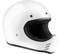 Bandit HMX-ECE Casque de moto, Blanc, Taille XL (61/62)