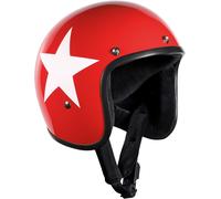 Bandit Jet Star Red Casque Jet, rouge, taille XL pour femmes