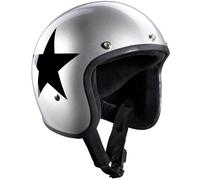 Bandit Jet Star Silver Casque Jet, noir-argent, taille L pour homme