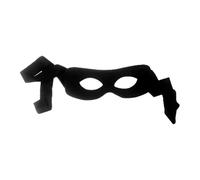Bandit Zorro Masque pour les yeux Zorro - Masque pour les yeux bandit - Noir - Masque pour les yeux - Masque pour les yeux pour femme - Masque élégant pour homme - Costume avec motif rétro - Pour bal