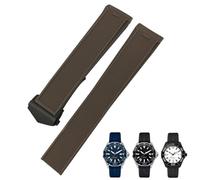 BANDKIT Bracelet de montre en caoutchouc de silicone pour montre Tag Heuer F1 Carrera Aquaracer 300 WAY201A WAY211C 20 mm 22 mm, 21mm, Agate