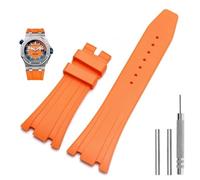 BANDKIT Bracelet de montre en silicone 26 mm 27 mm pour AP 15400 15202 15500 15703 26470SO Royal Oak Offshore Bracelet de sport en caoutchouc pour homme, 27mm, Agate