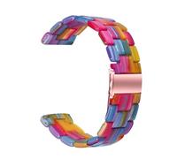 BANDKIT Bracelet de montre intelligente en résine pour Garmin VENU2/VENU 2 Plus SQ Bracelet de montre Garmin Sport Forerunner 245 645 20 mm, 20mm VENU-VENU SQ, Agate