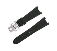 BANDKIT Bracelet de montre Nautilus 5711/5712 Interface originale 25-12 mm pour Patek Philippe FKM Fluororubber Bracelets Accessoires Bracelet (Vert3)